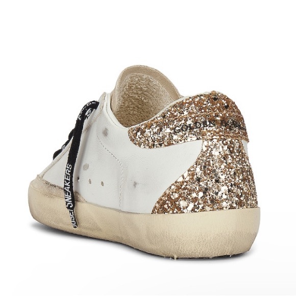 Golden Goose Superstar sneaker white, Seed Pearl, Gold, Black NIB Auth - Picture 7 of 11